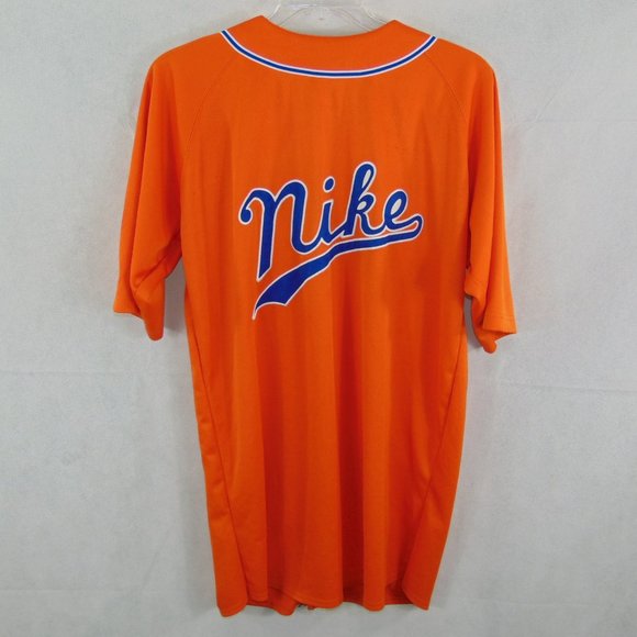 Nike Other - Nike Orange Button down Jersey Men's size XXL